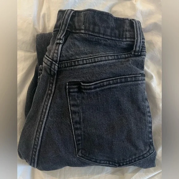 Abercrombie & Fitch High Rise Jeans - Dark Gray - Picture 2 of 4